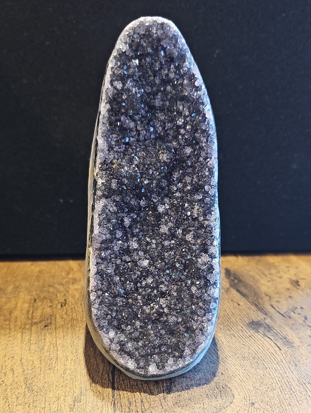 Amethyst Cutbase From Uruguay - Crystal Cluster - Purple Druzy Display - Picture 1 of 12